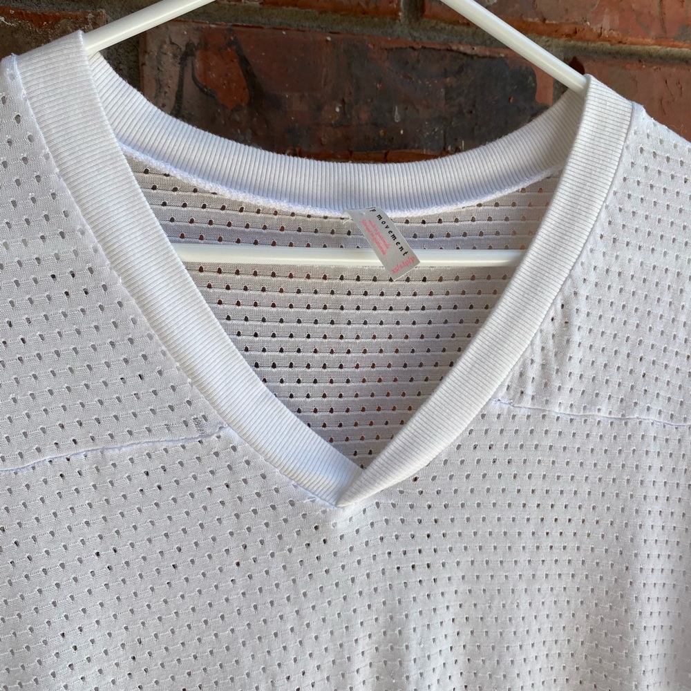 FP movement by free people white mesh t shirt short sleeve size XS - Picture 3 of 8